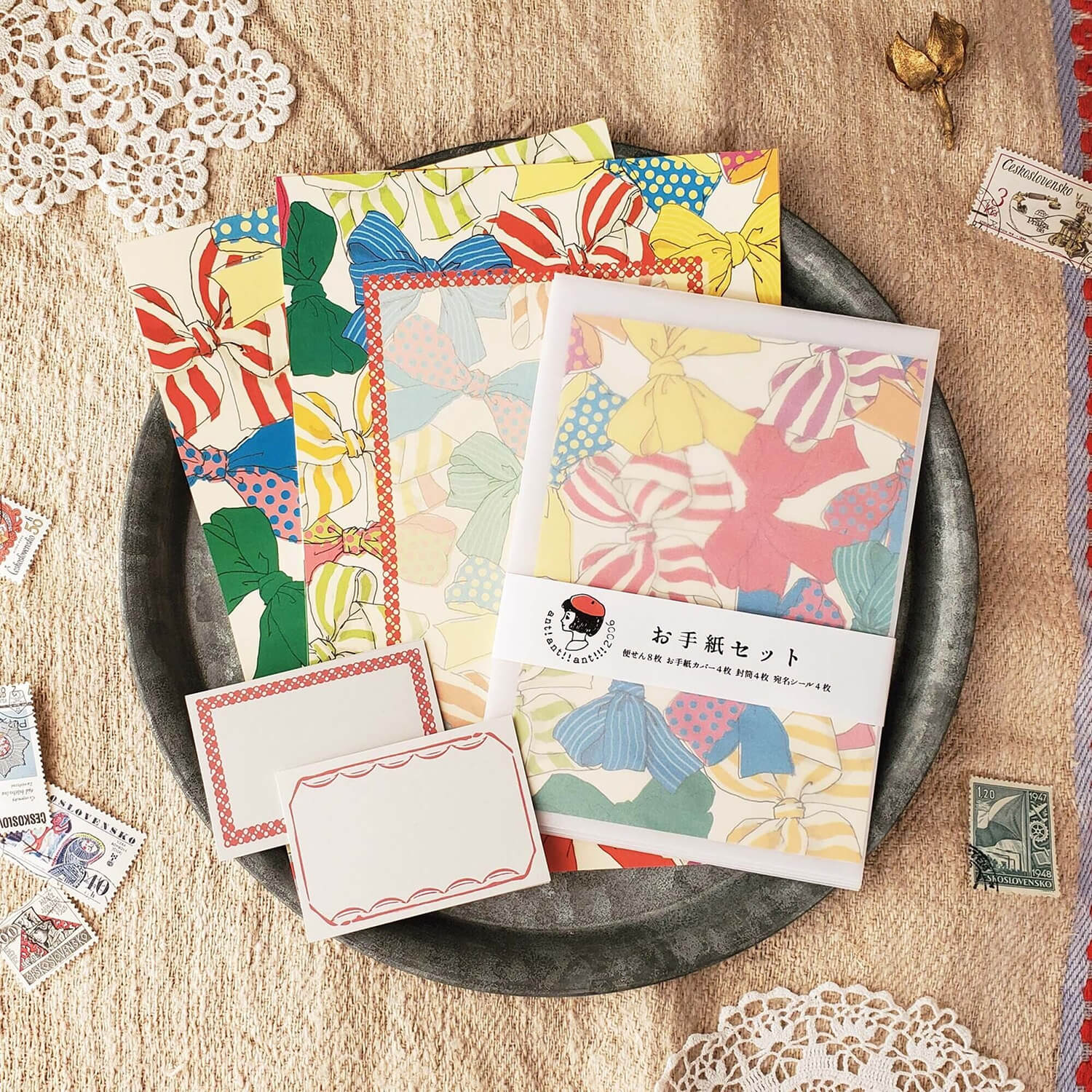 Ant's Letter Set – Ribbon