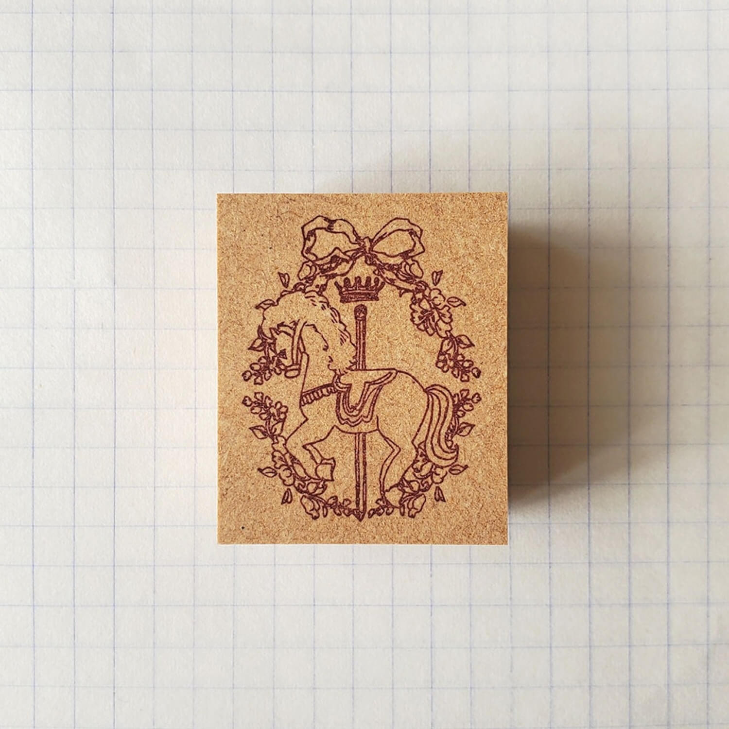 Ant's Rubber Stamp – Rocking Horse