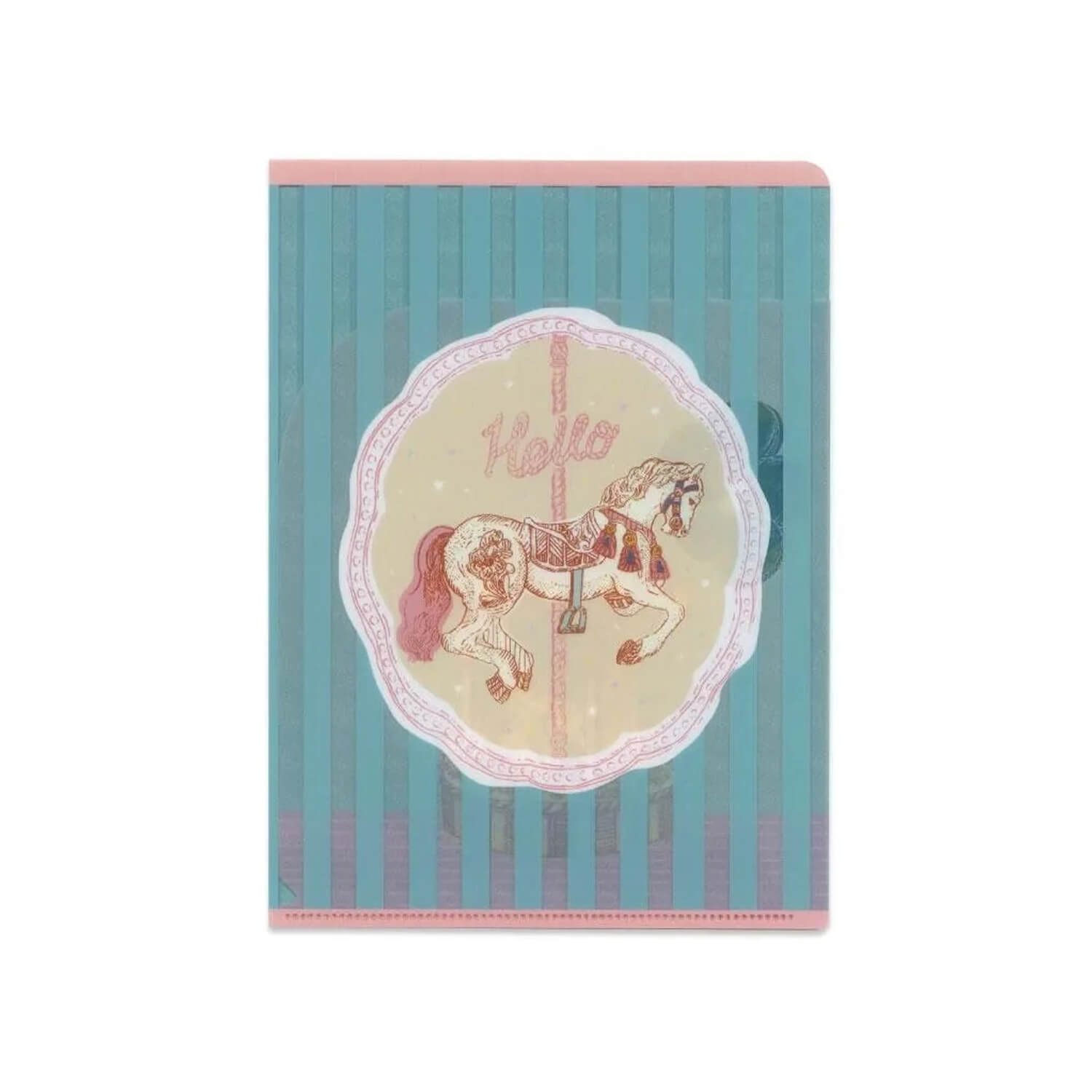 Aya Inoue A5 Clear File – Carousel Horse
