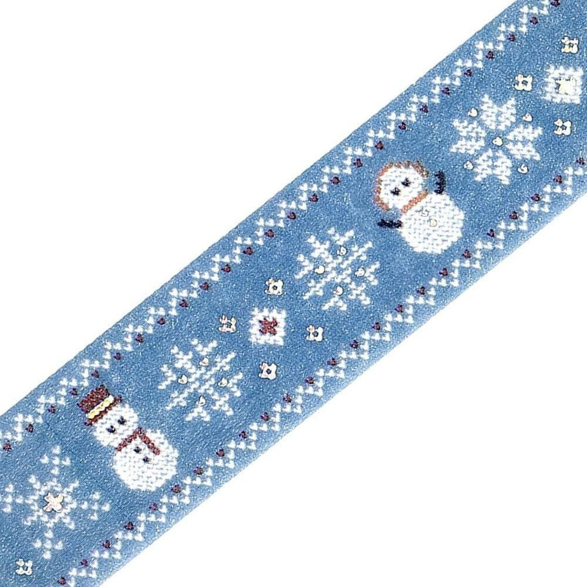 BGM 2026 Winter Limited Foil Washi Tape – Knitted Snowman