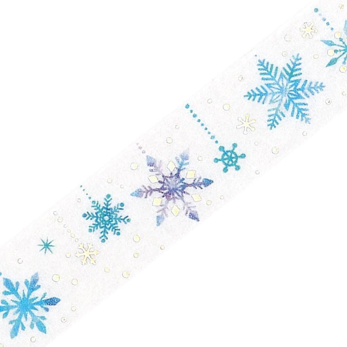 BGM 2026 Winter Limited Foil Washi Tape – Snowflakes