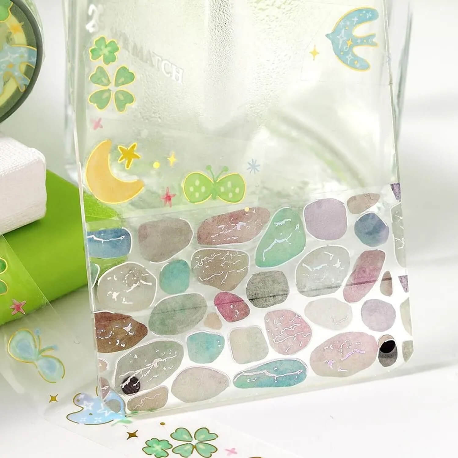 BGM Clear Tape - Pebble