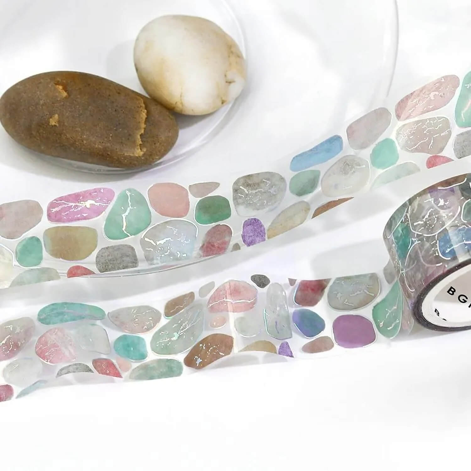 BGM Clear Tape - Pebble