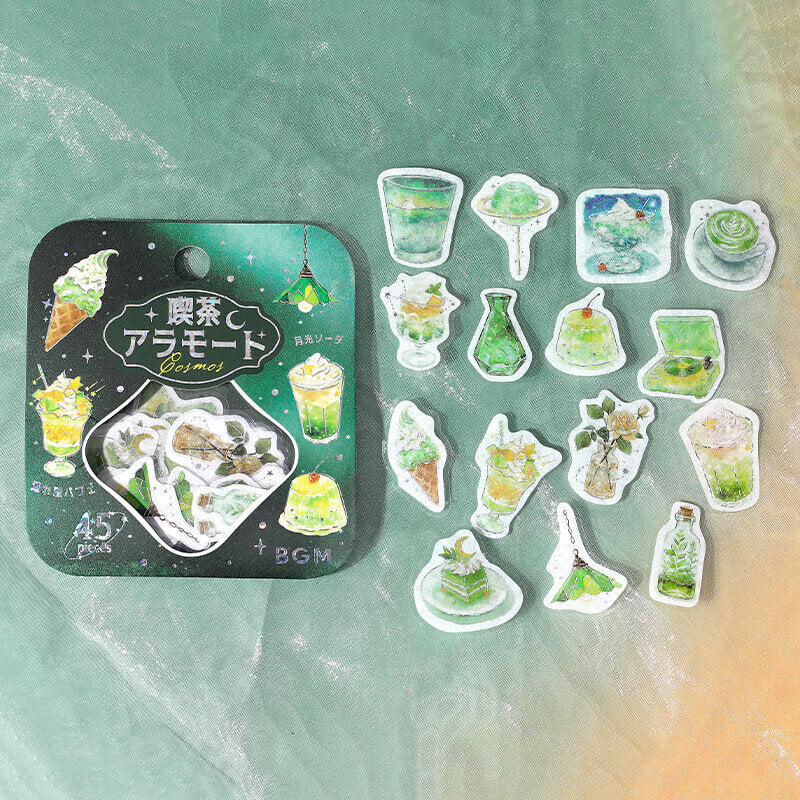 BGM Flake Stickers – Café à la Mode