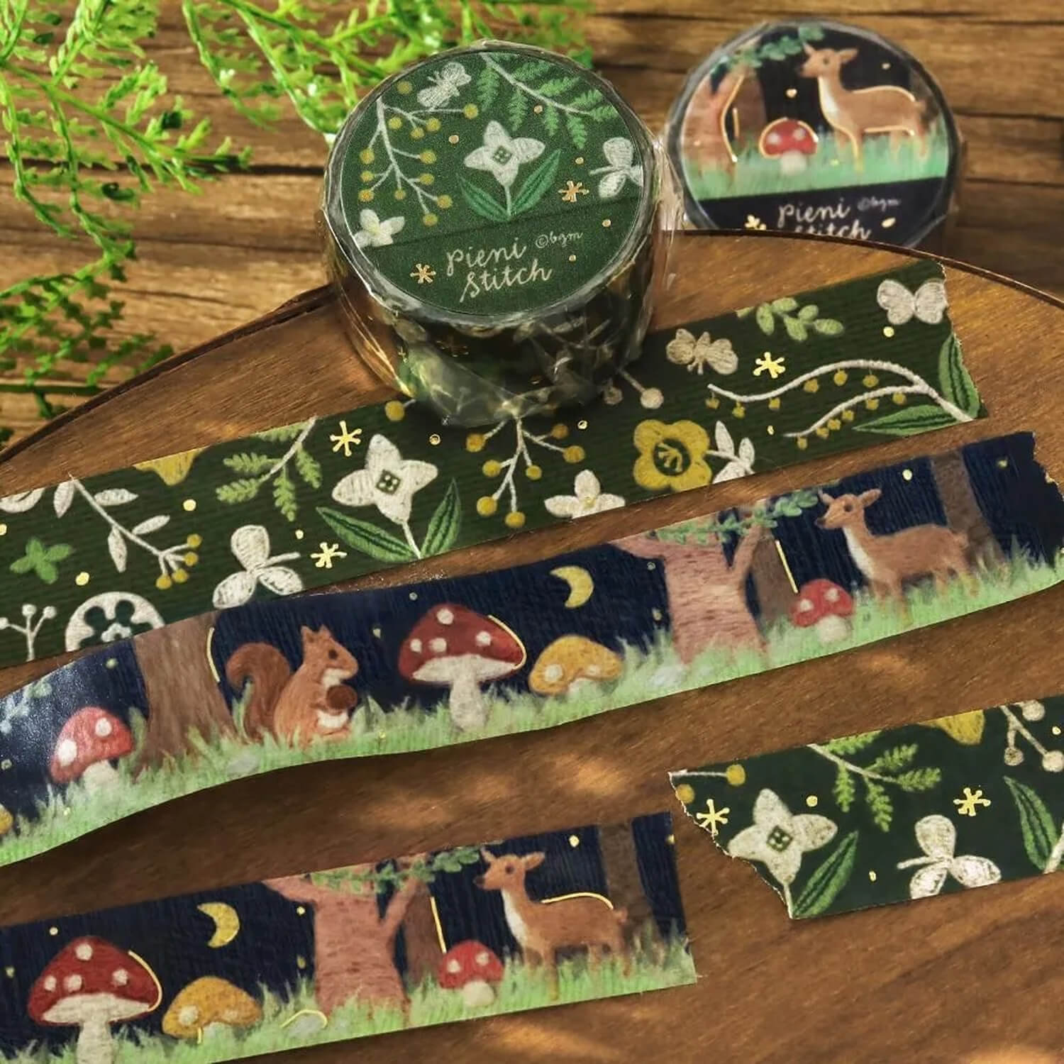 BGM Pieni Stitch Foil Masking Tape - Small Forest