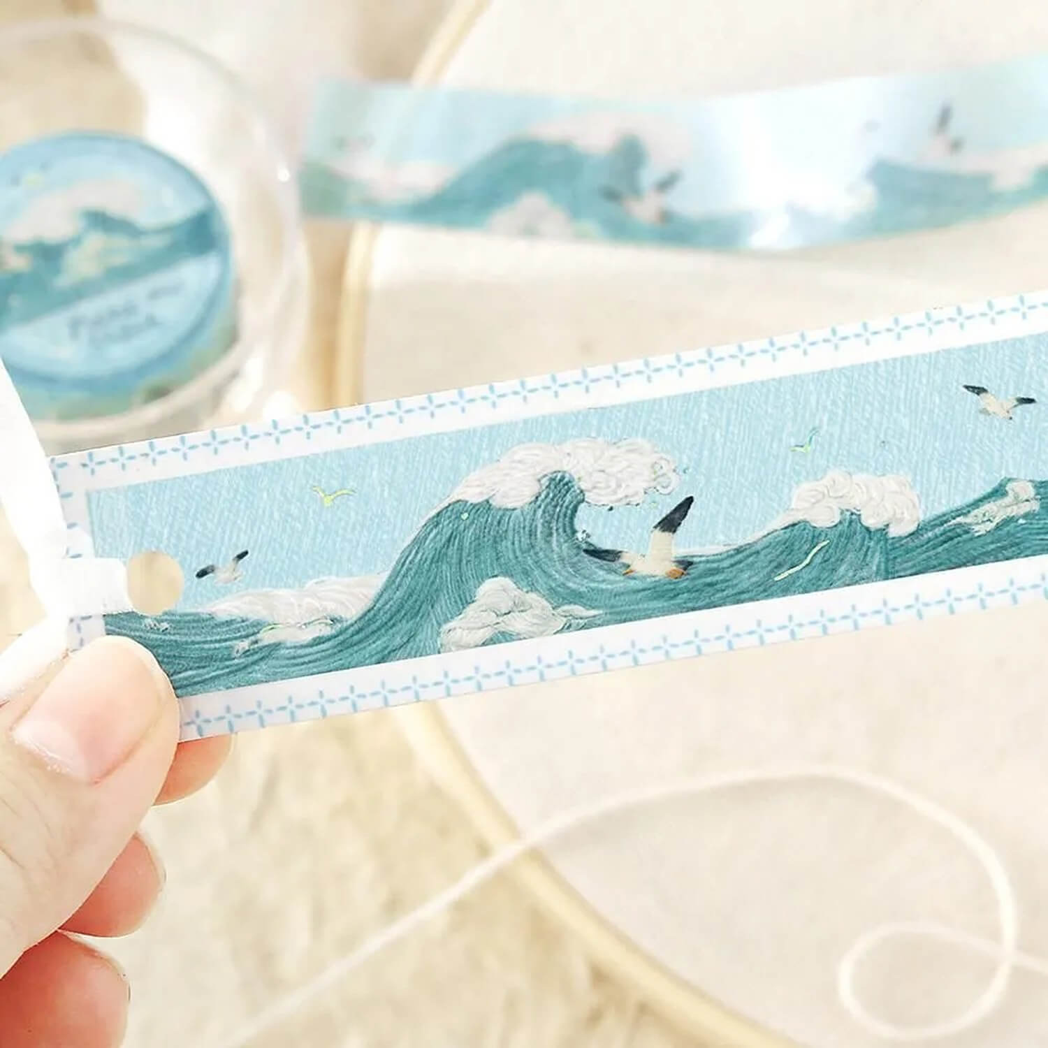 BGM Pieni Stitch Foil Masking Tape - Small Sea