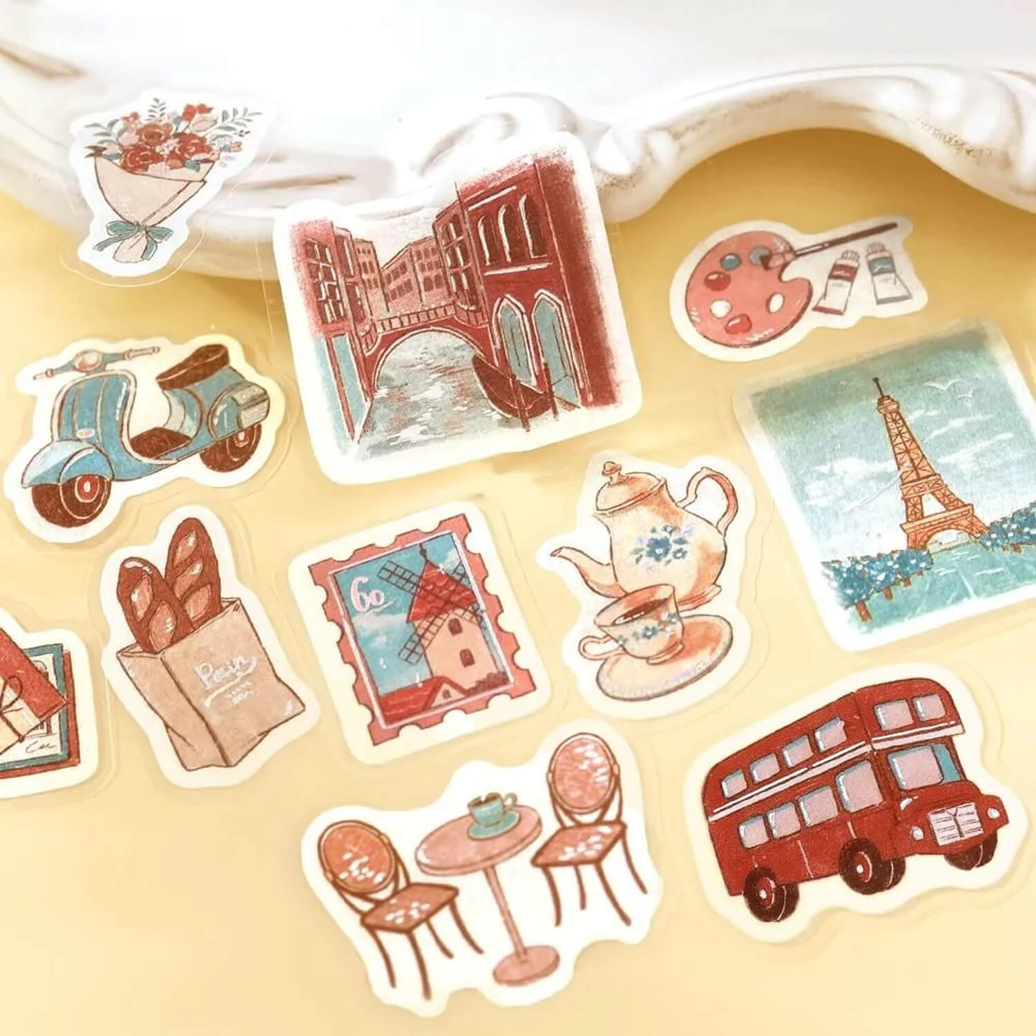 BGM Travel Fragments Foil Flake Stickers - To the World