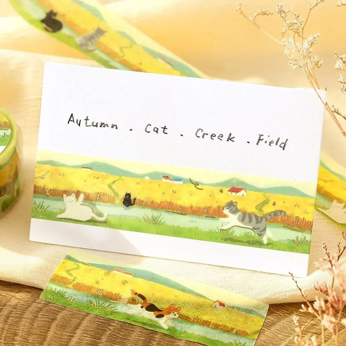 BGM Travel and Sometimes Cat Masking Tape – Beyond the Wheat Field