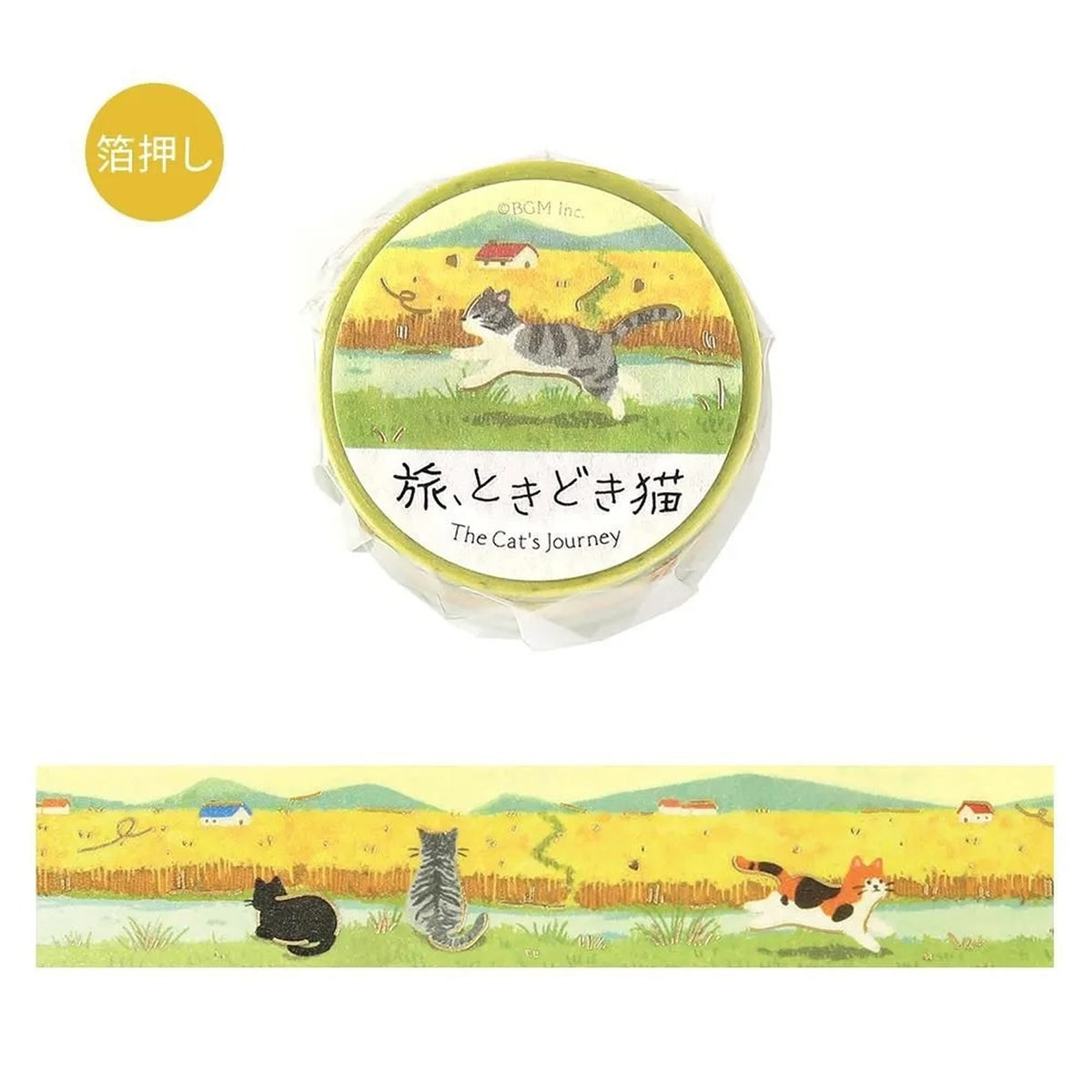 BGM Travel and Sometimes Cat Masking Tape – Beyond the Wheat Field