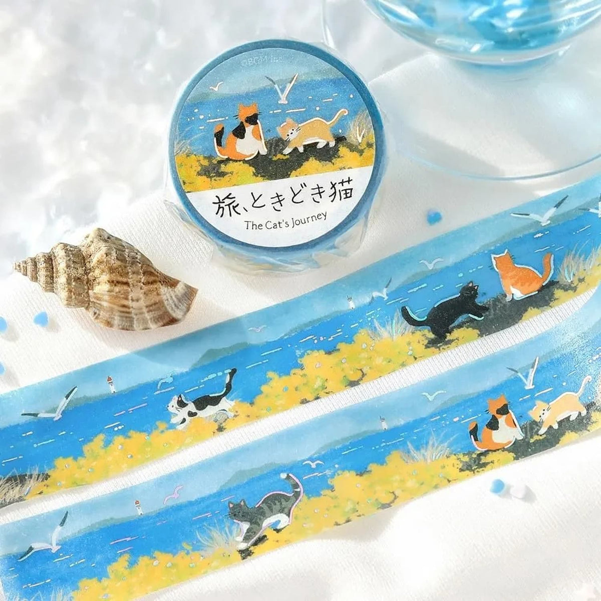 BGM Travel and Sometimes Cat Masking Tape – Message from the Sea Breeze