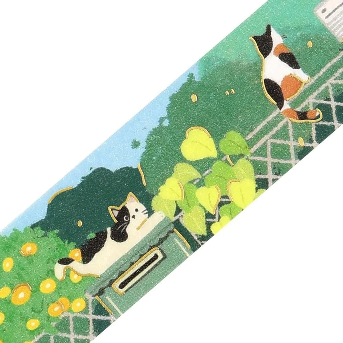 BGM Travel and Sometimes Cat Masking Tape – Sun-Dappled Garden