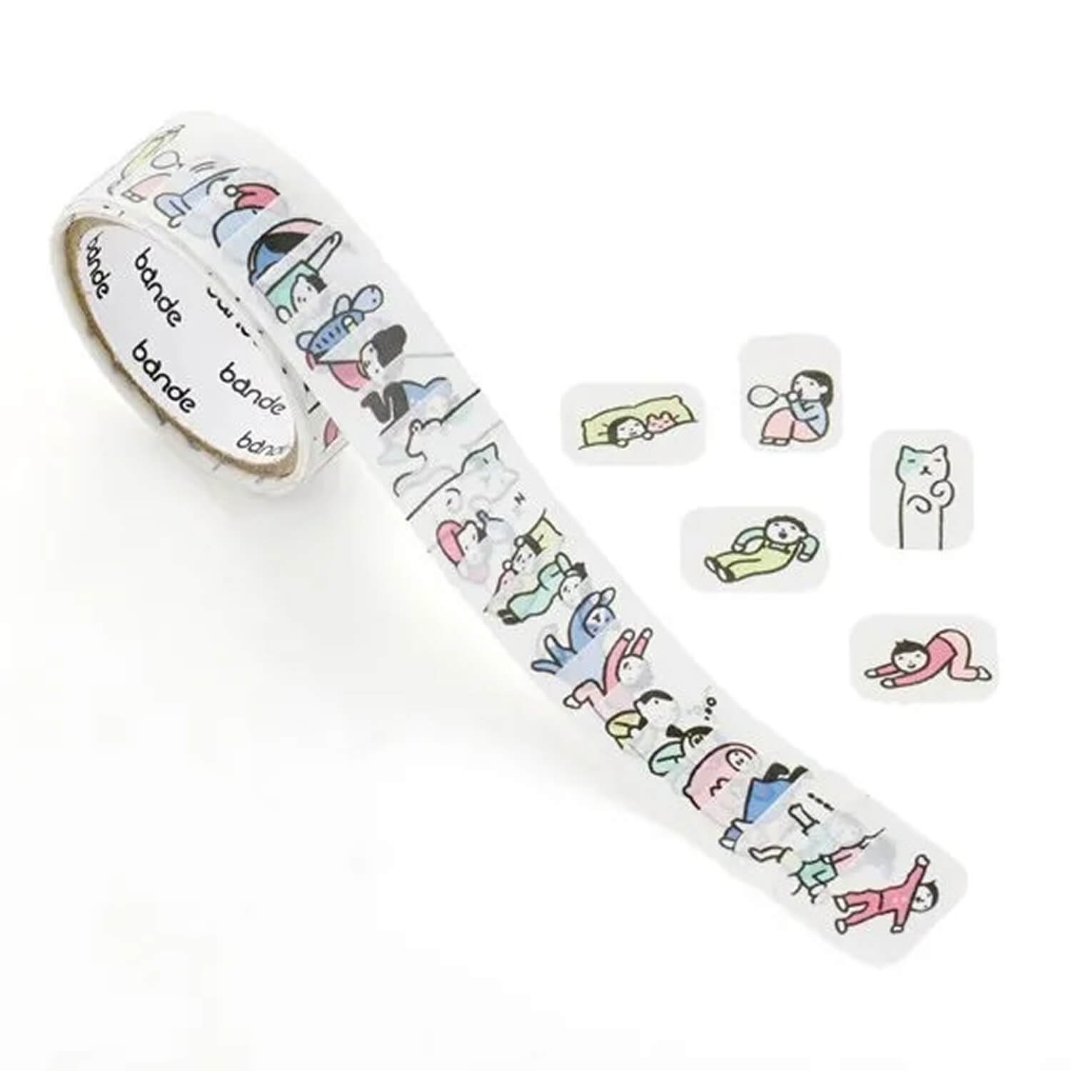 Bande Masking Roll Stickers – People Living in Journals: Doing Nothing