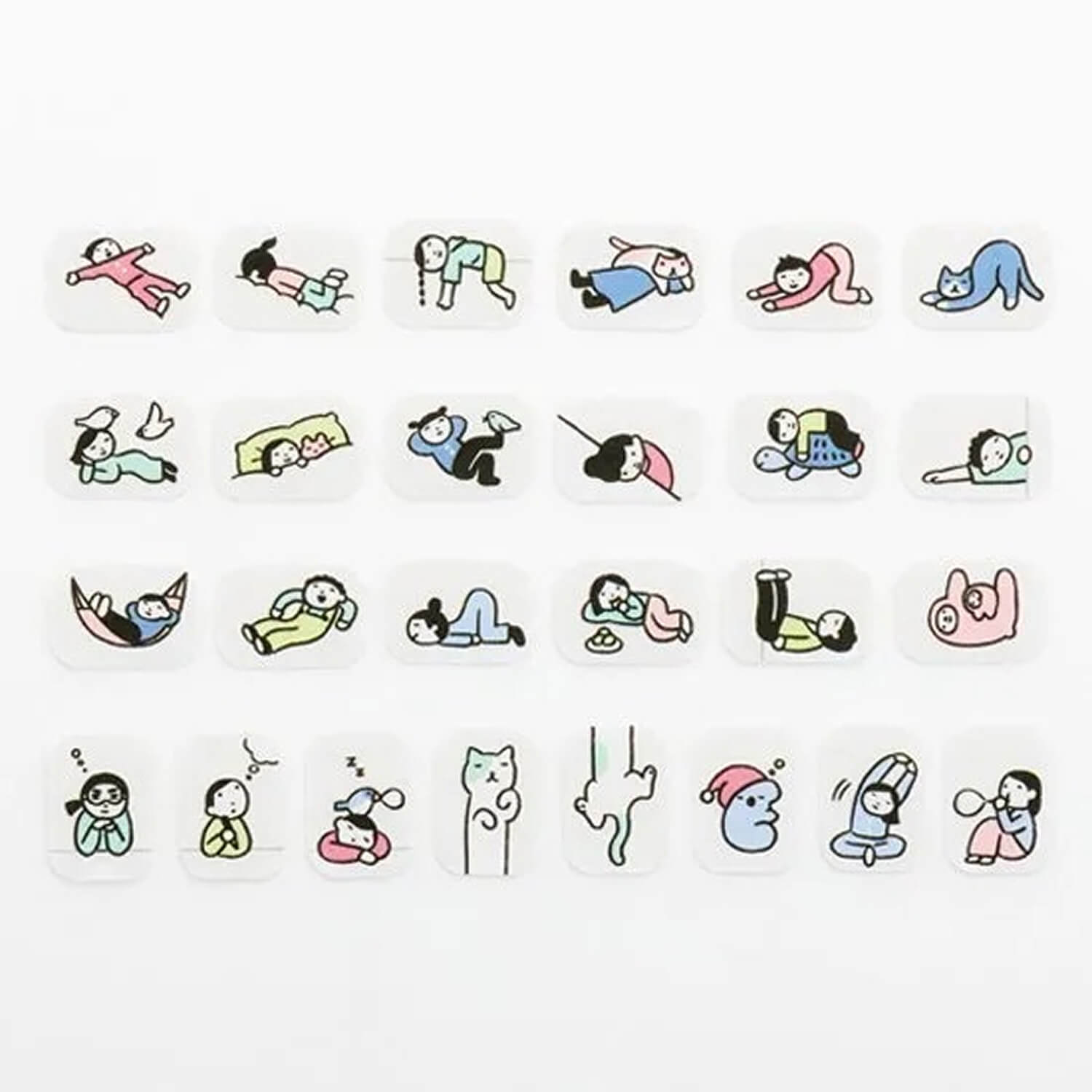 Bande Masking Roll Stickers – People Living in Journals: Doing Nothing
