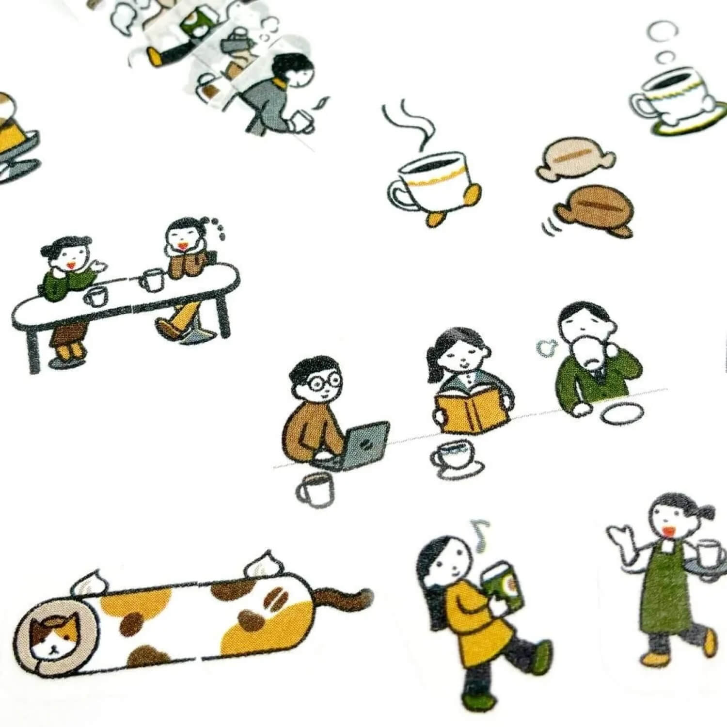 Bande Masking Roll Stickers – Planner People (Café Day)