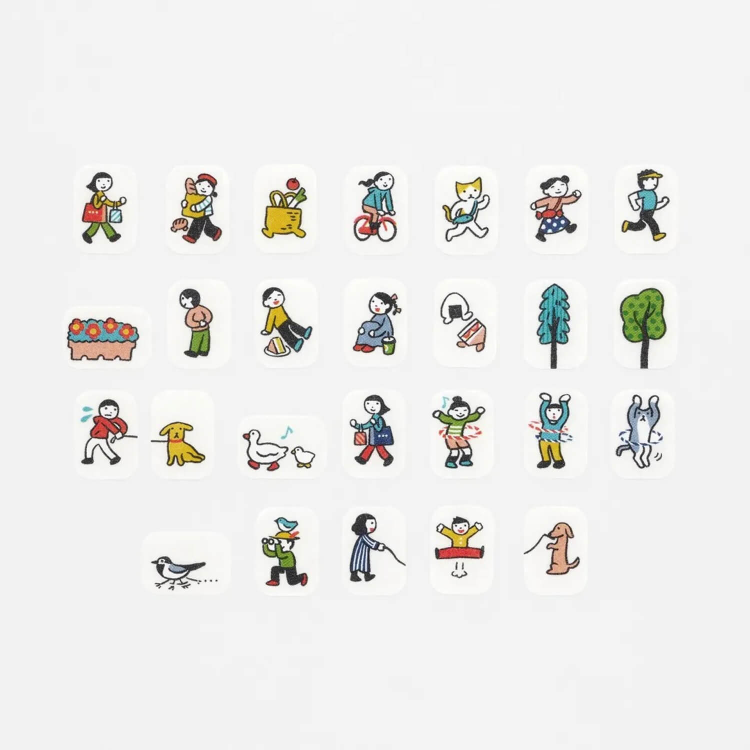 Bande Masking Roll Stickers – Planner People (Strolling Day)