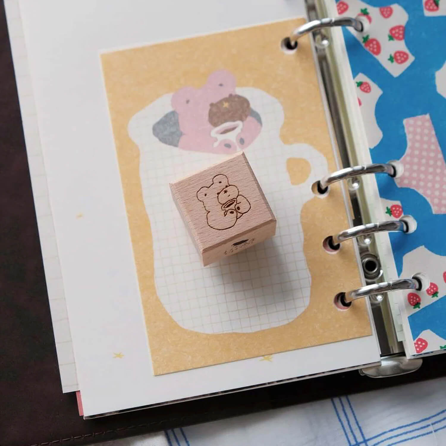 Bighands Rainy Days Rubber Stamp