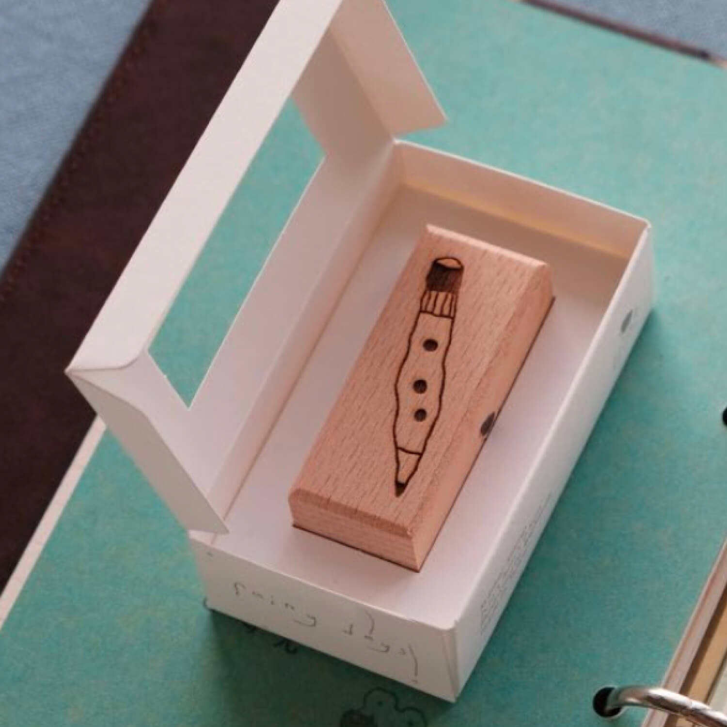 Bighands Rainy Days Rubber Stamp