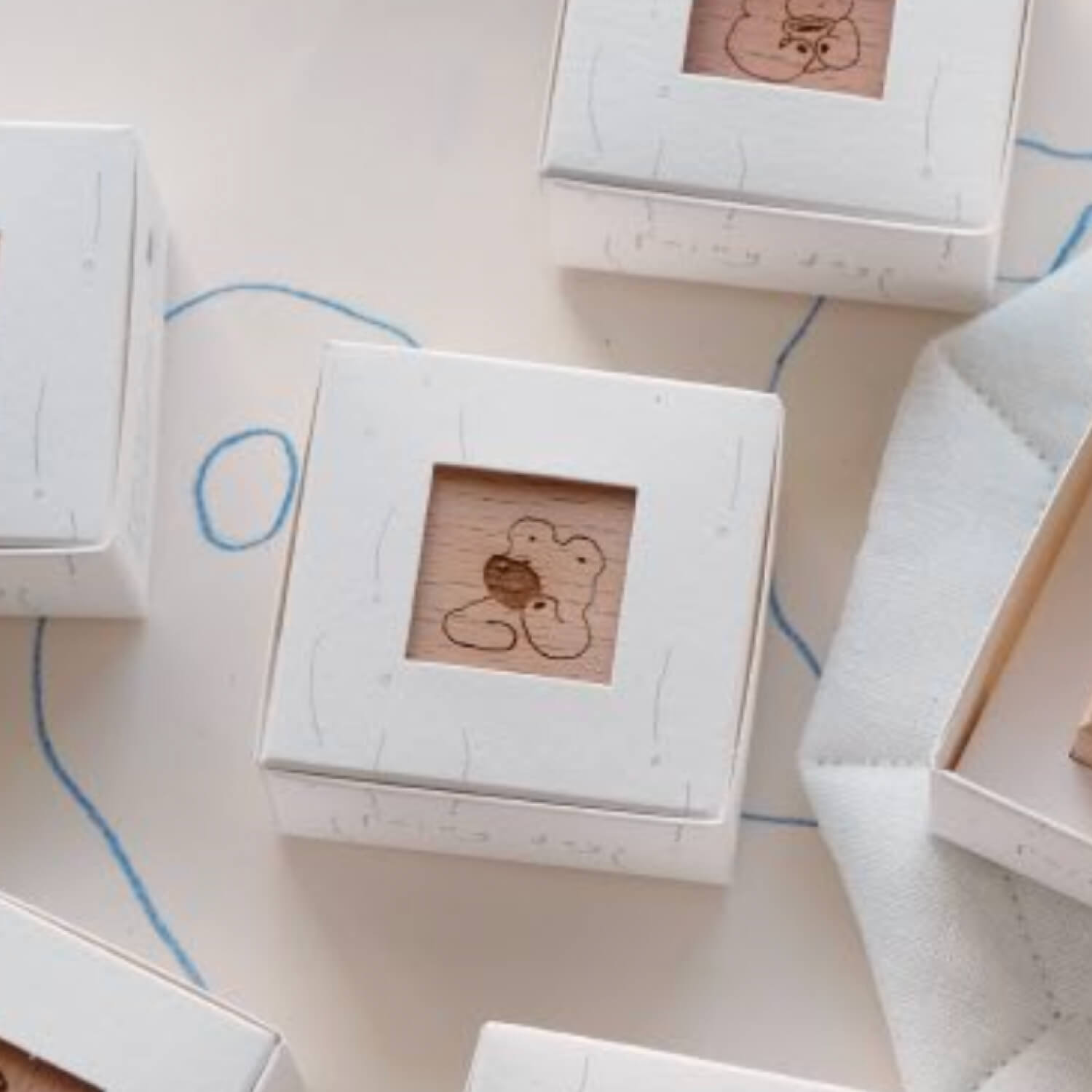Bighands Rainy Days Rubber Stamp