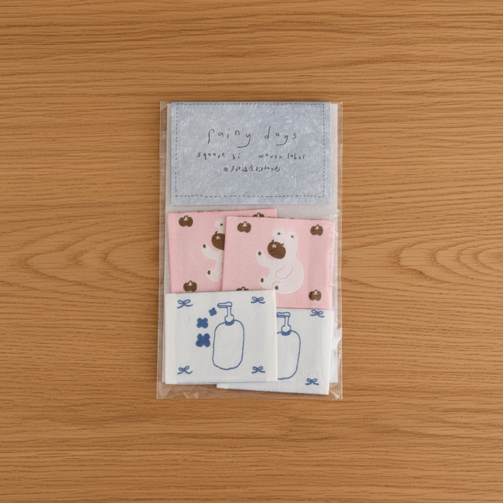 Bighands Rainy Days Woven Label – Square Hi