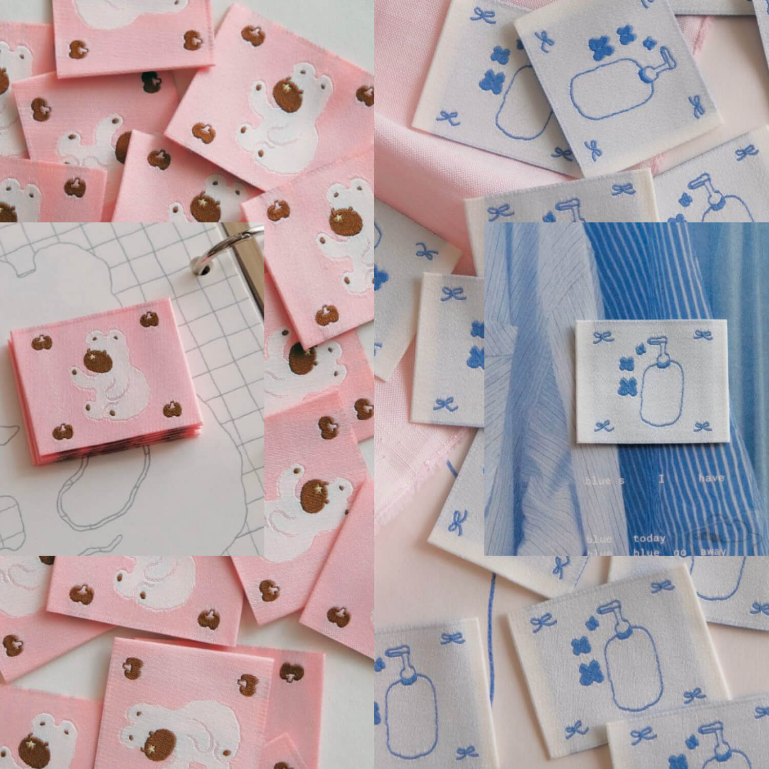 Bighands Rainy Days Woven Label – Square Hi