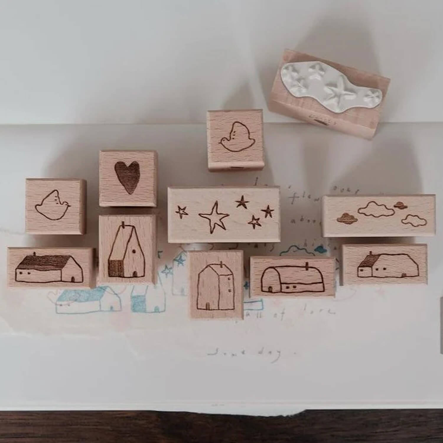 Bighands Someday Rubber Stamp