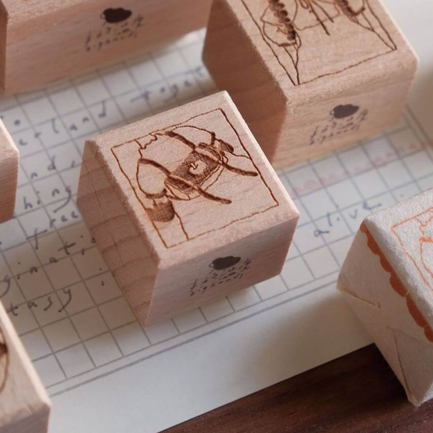 Bighands Wanderlust in Dressing Rubber Stamp