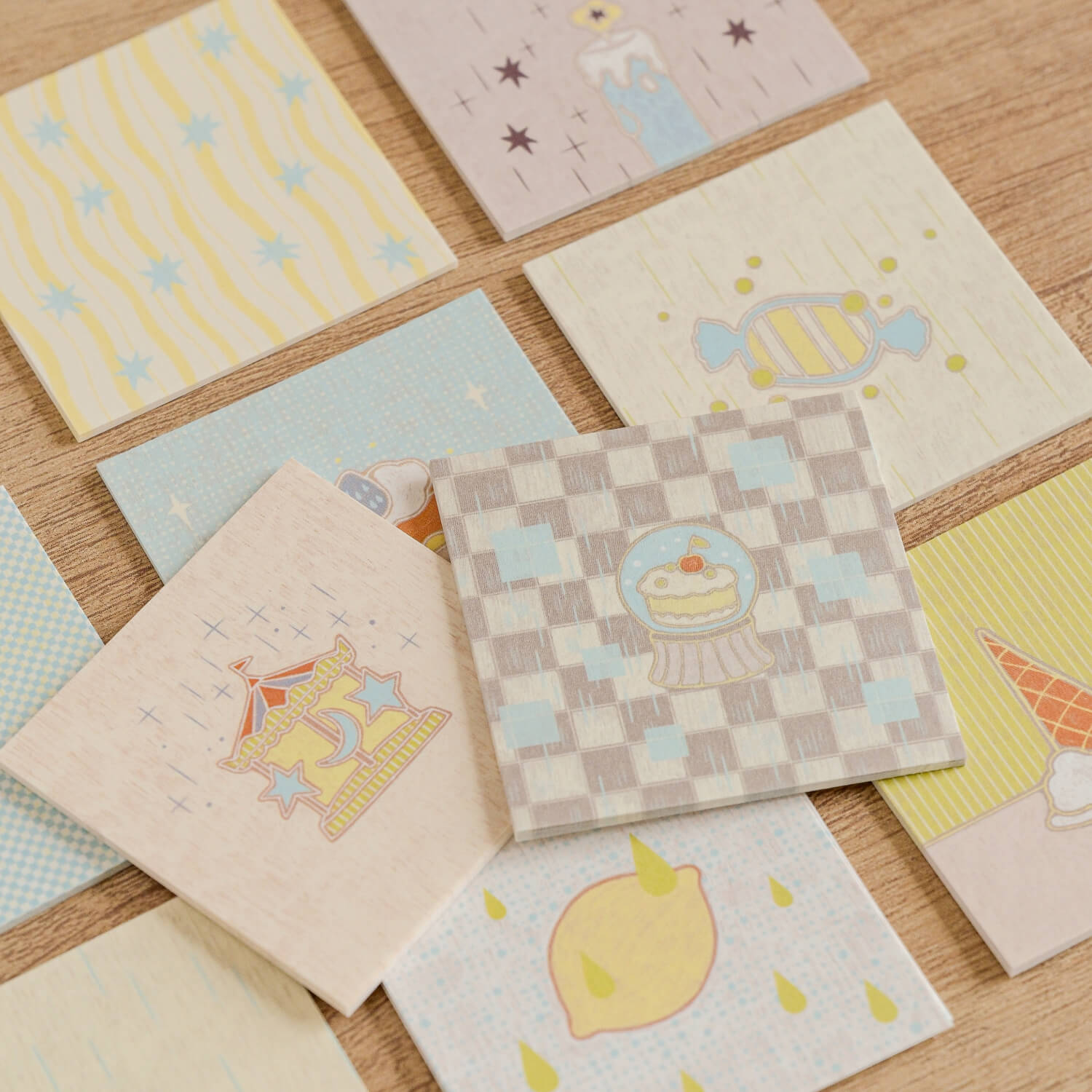 Blue Semi Memo Sheet – Quiet Salt