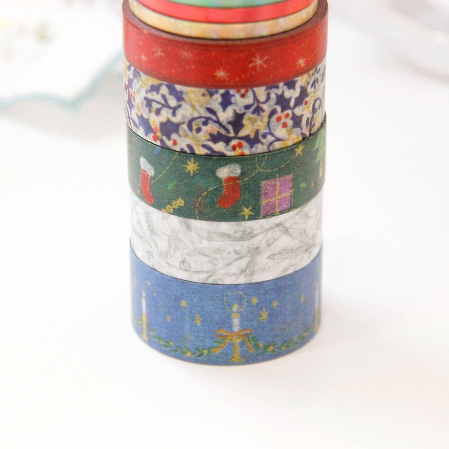 Boki Antique Book Cover Masking Tape - Candlestick
