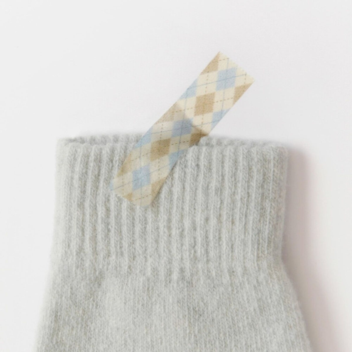 Boki Argyle Check Masking Tape - Cappuccino