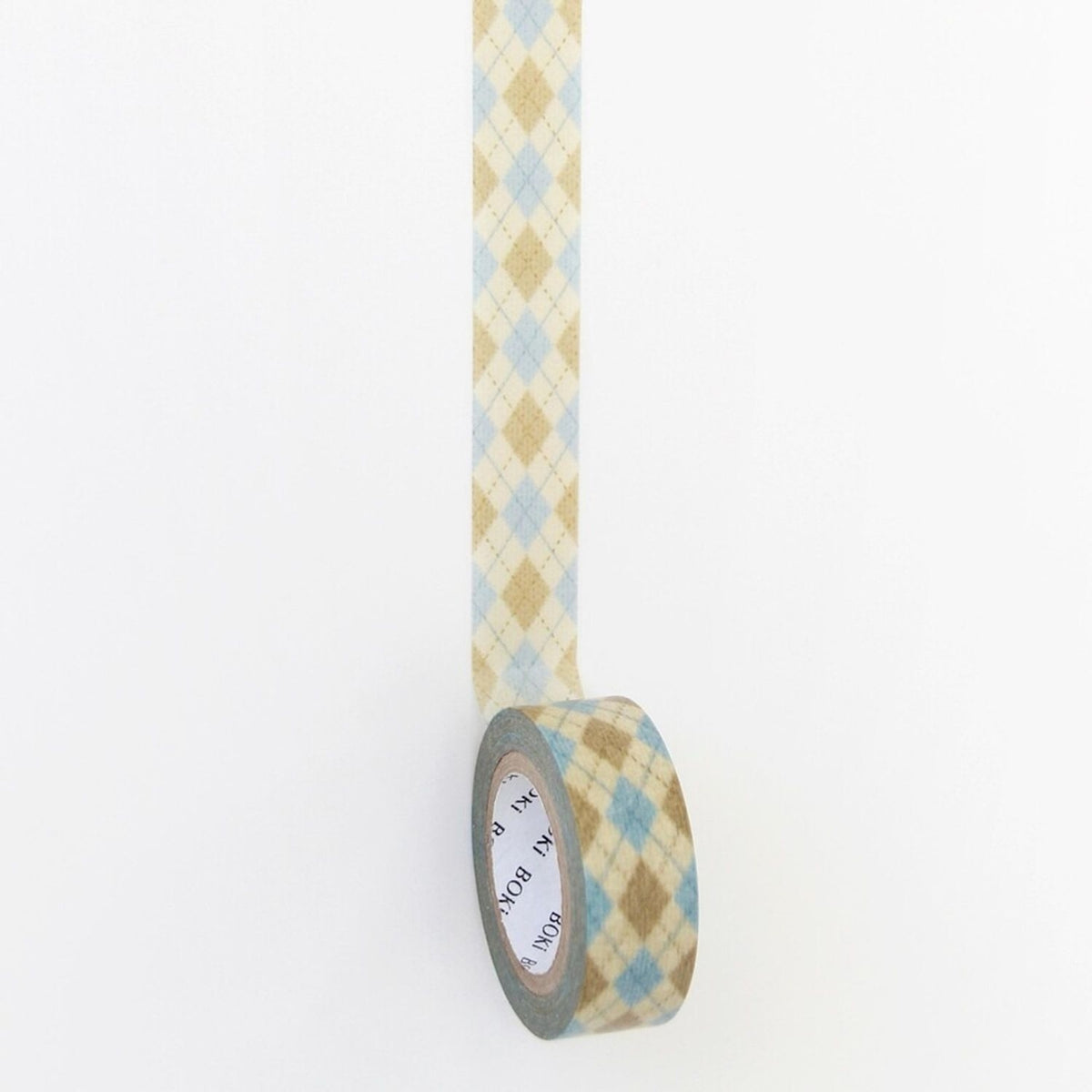 Boki Argyle Check Masking Tape - Cappuccino