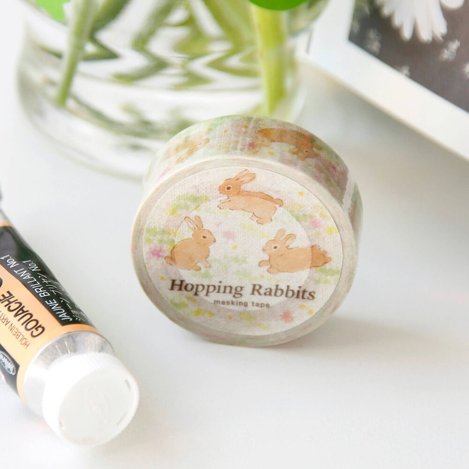 Boki Hopping Rabbits Masking Tape - Hopping Rabbits