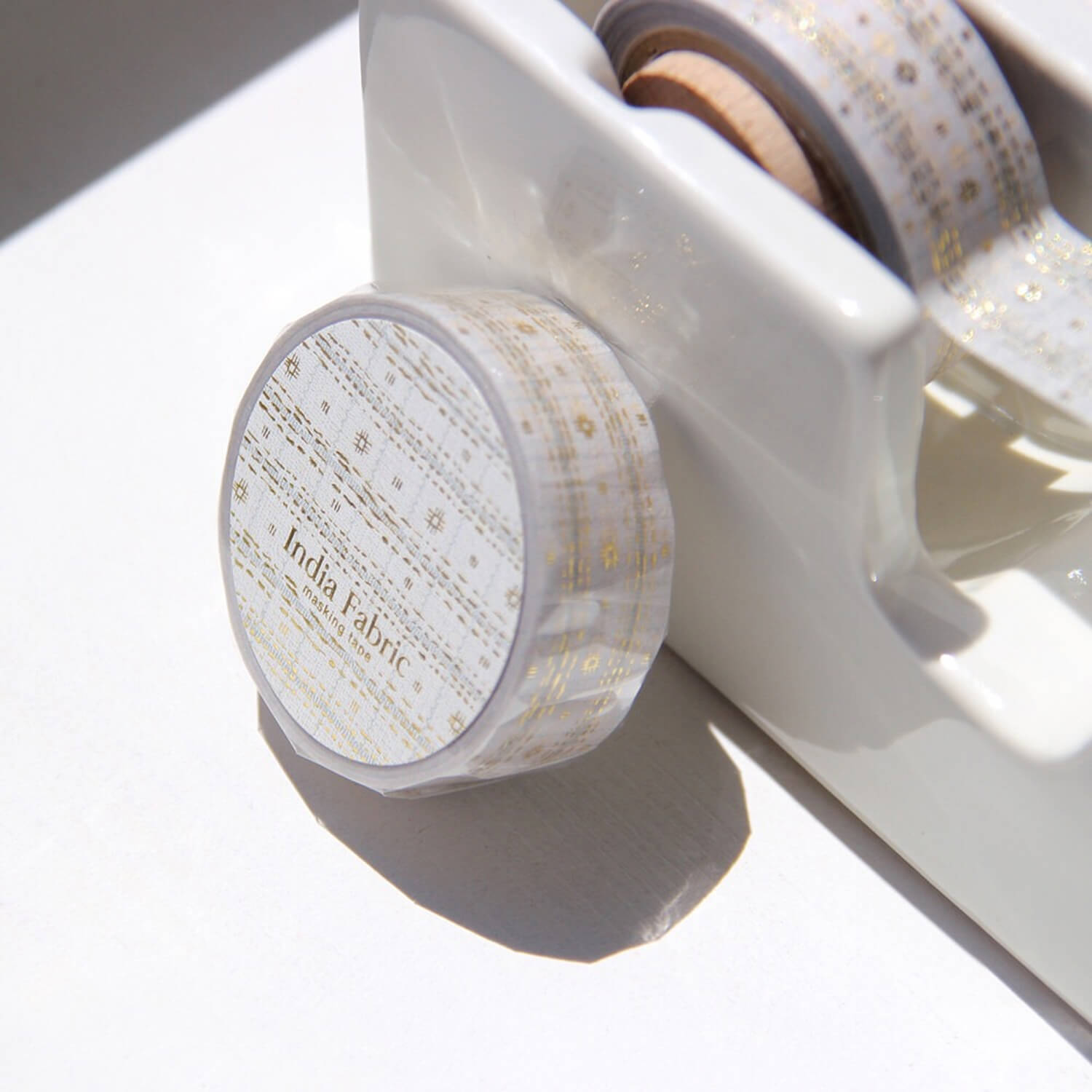 Boki India Fabric Gold Foil Masking Tape - Golden Weave