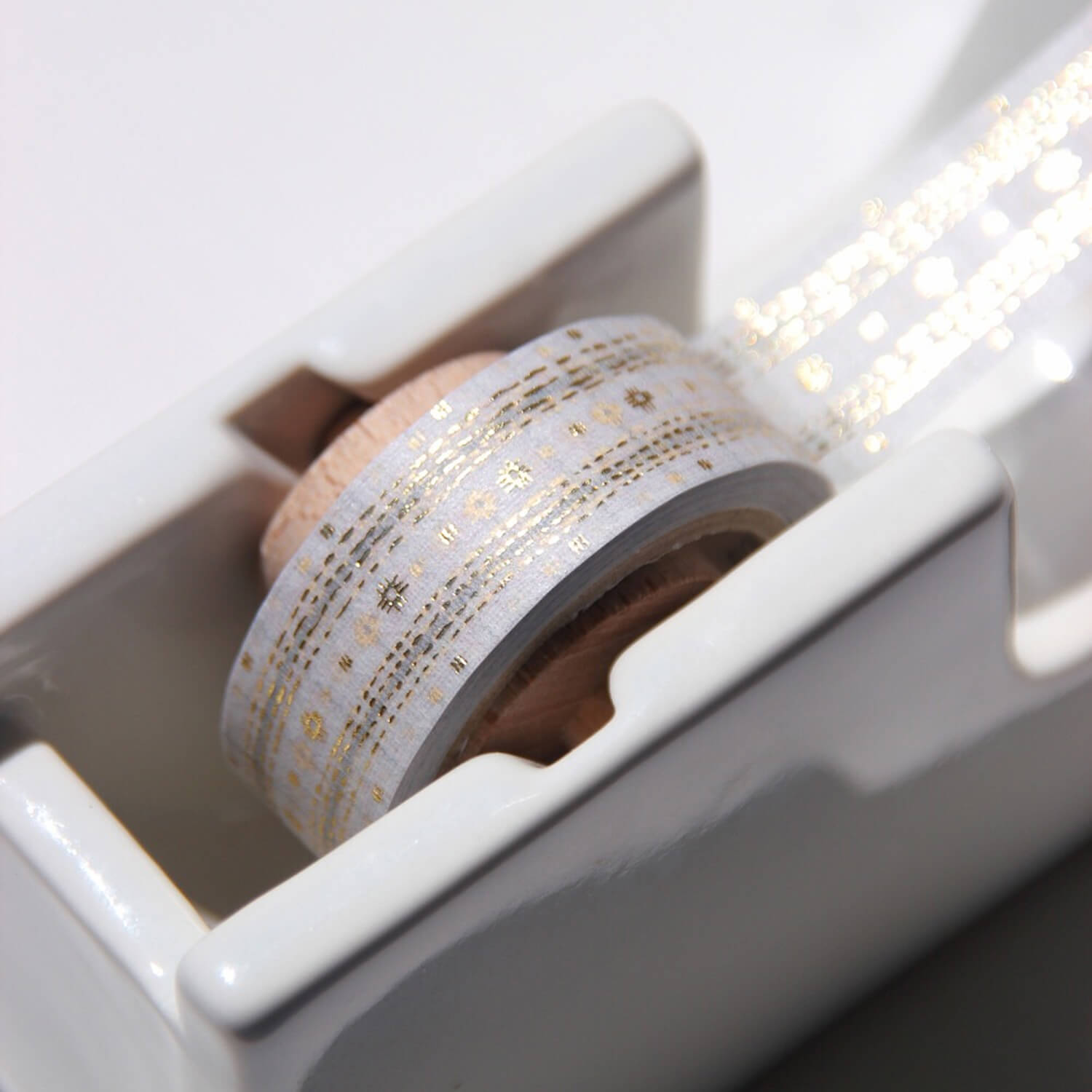 Boki India Fabric Gold Foil Masking Tape - Golden Weave