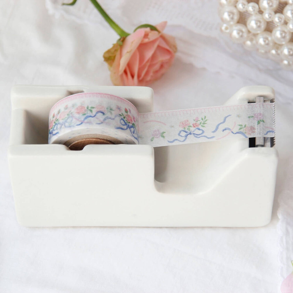 Masking Ribbon Boki Kitchen Cloth Masking Tape - Blue Ribbon | All Stationery | Nagi ...