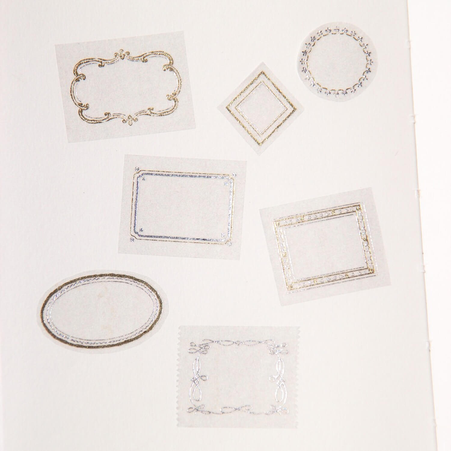 Boki Label Foil Masking Tape - Victorian Border