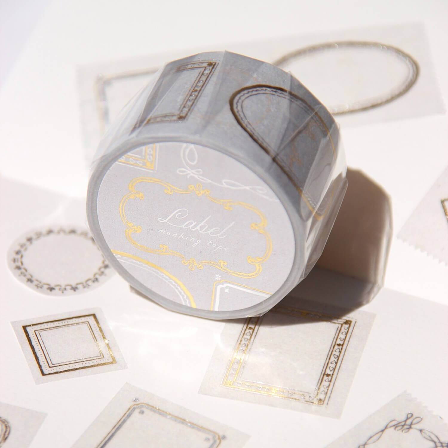 Boki Label Foil Masking Tape - Victorian Border