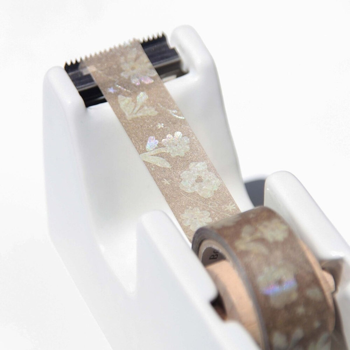 Boki Seashell Fragment Hologram Foil Masking Tape - Sandyish Flower