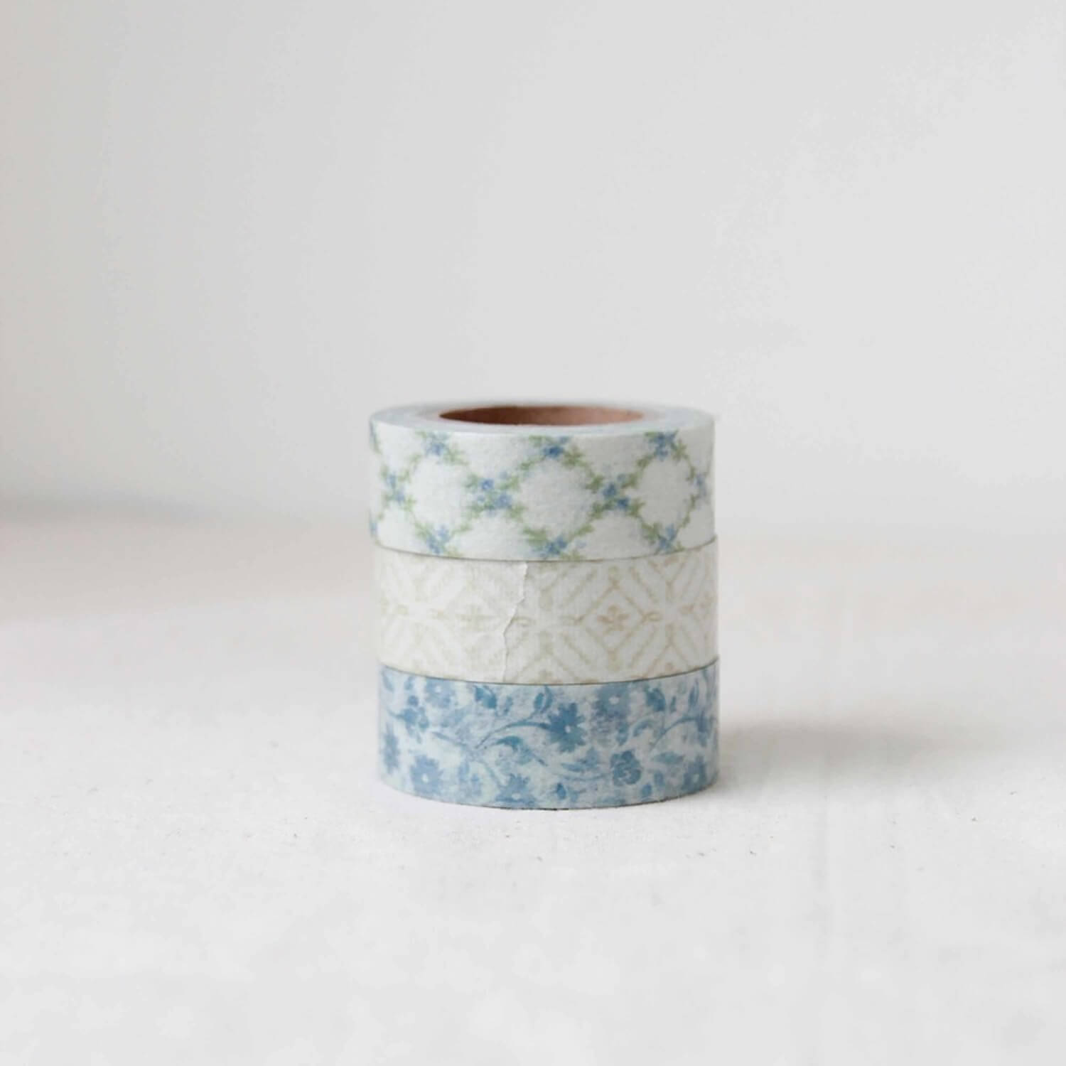 Boki Vintage Fabric Masking Tape - Bluebell