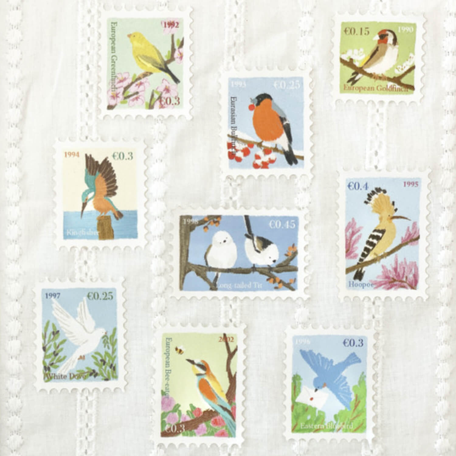 Boniroom Bird Stamp Masking Tape