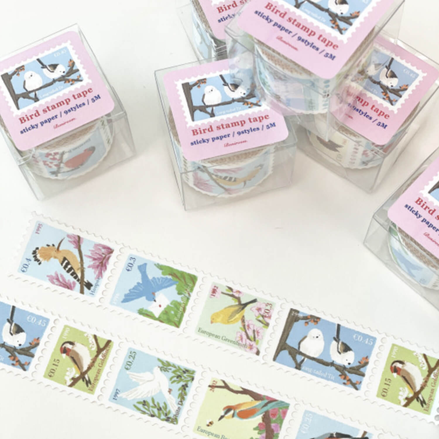 Boniroom Bird Stamp Masking Tape