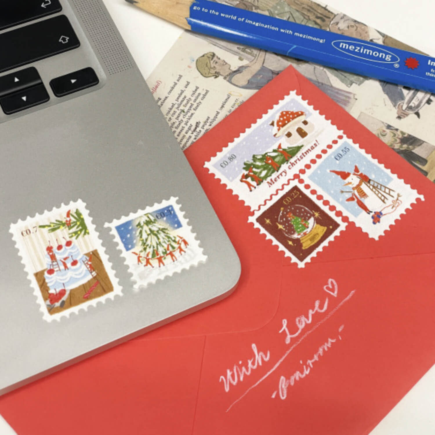 Boniroom Christmas Stamp Masking Tape