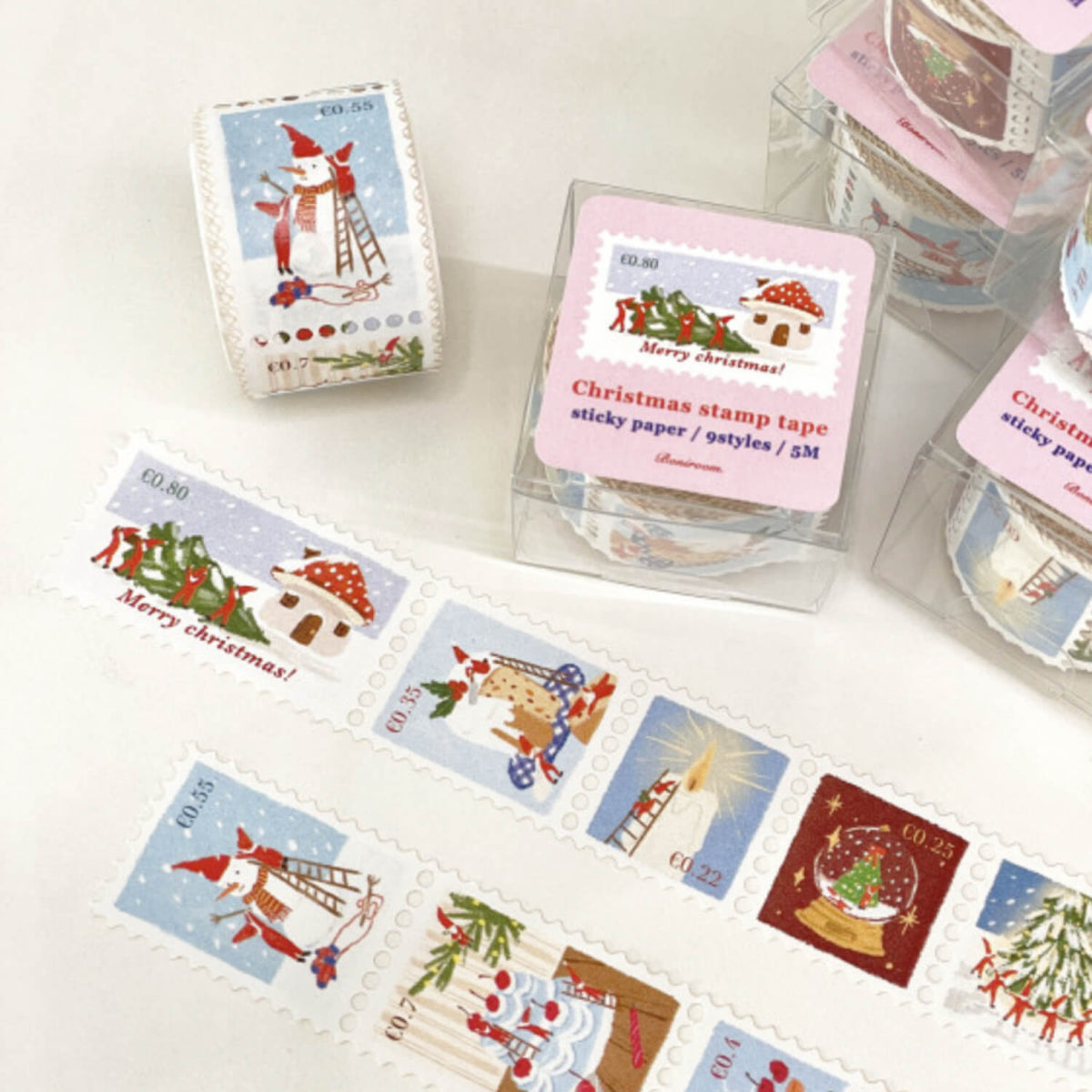 Boniroom Christmas Stamp Masking Tape