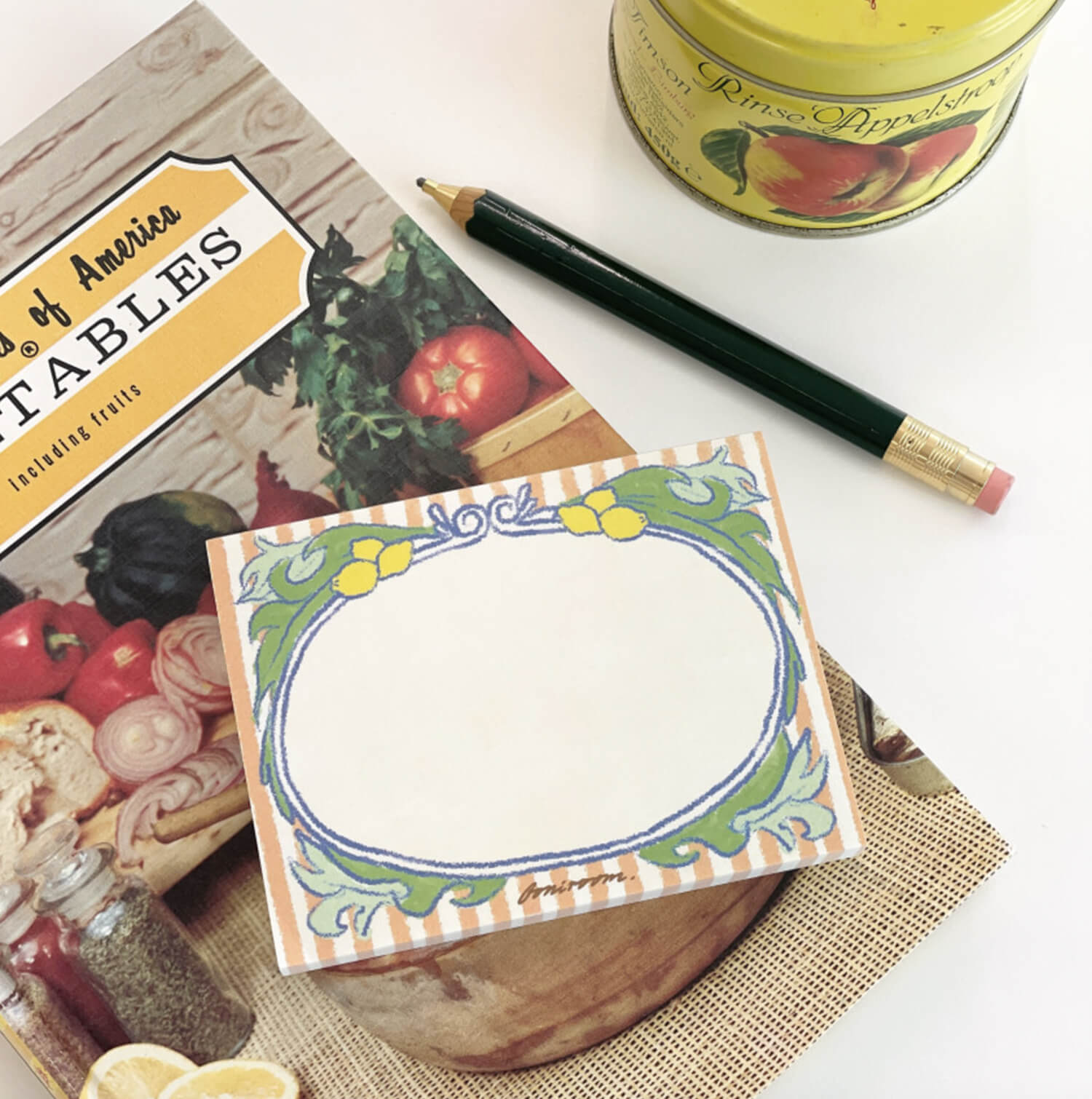 Boniroom Positano Lemon Memo Pad