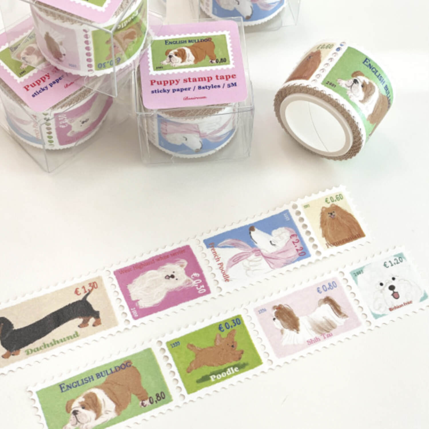 Boniroom Puppy Stamp Masking Tape
