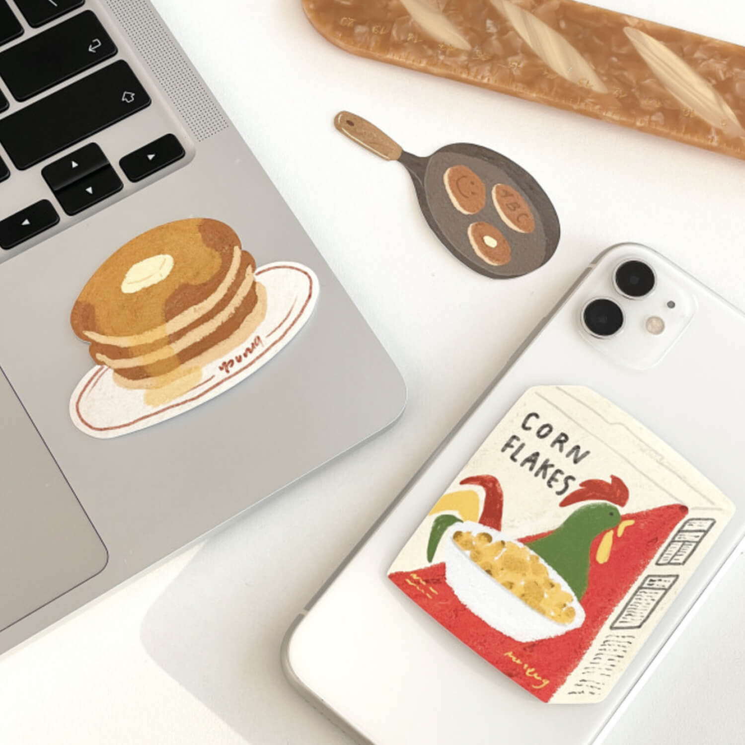 Boniroom Removable Sticker Set – Snack Ver.