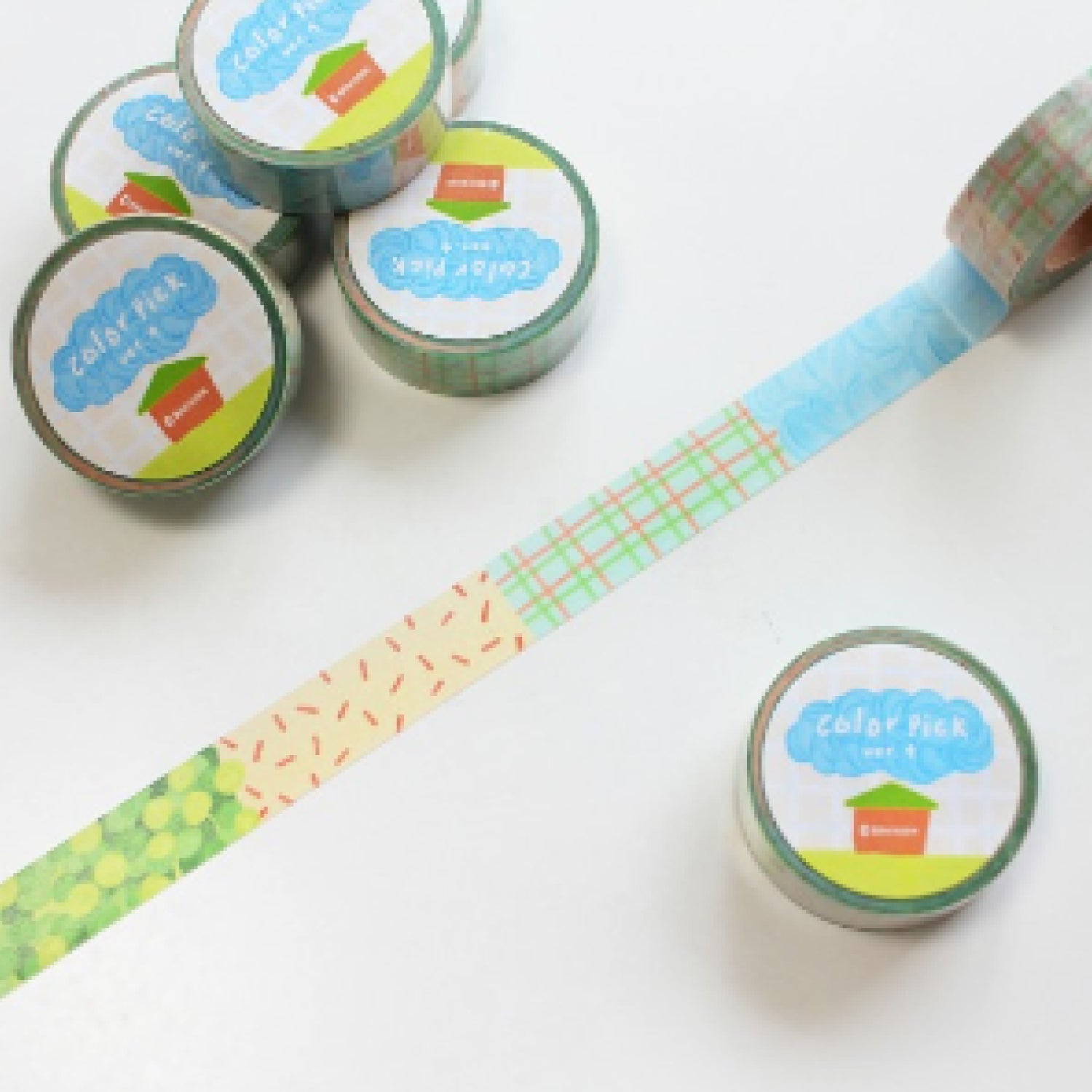 Boniroom Washi Tape – Color Pick Ver. 4