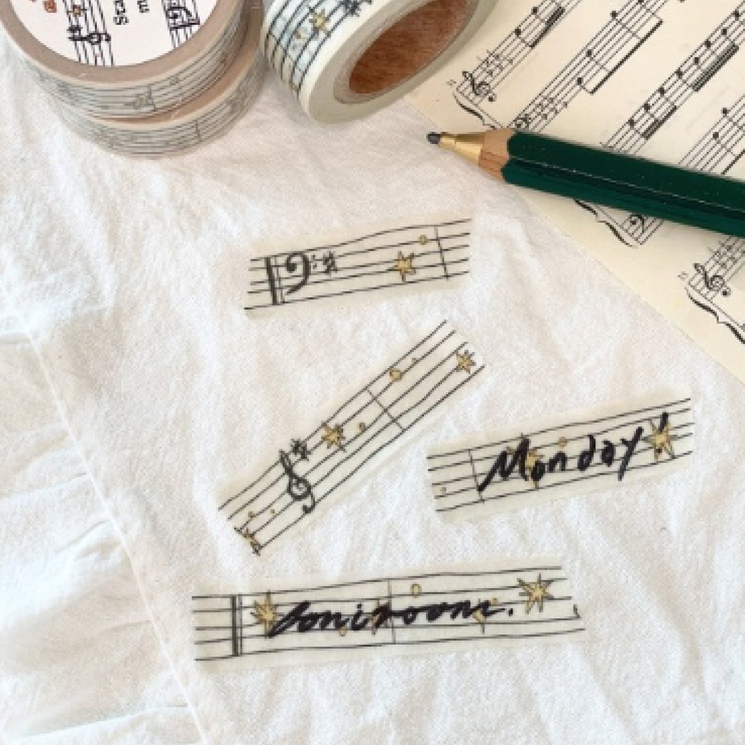 Boniroom Washi Tape – Starlight Score