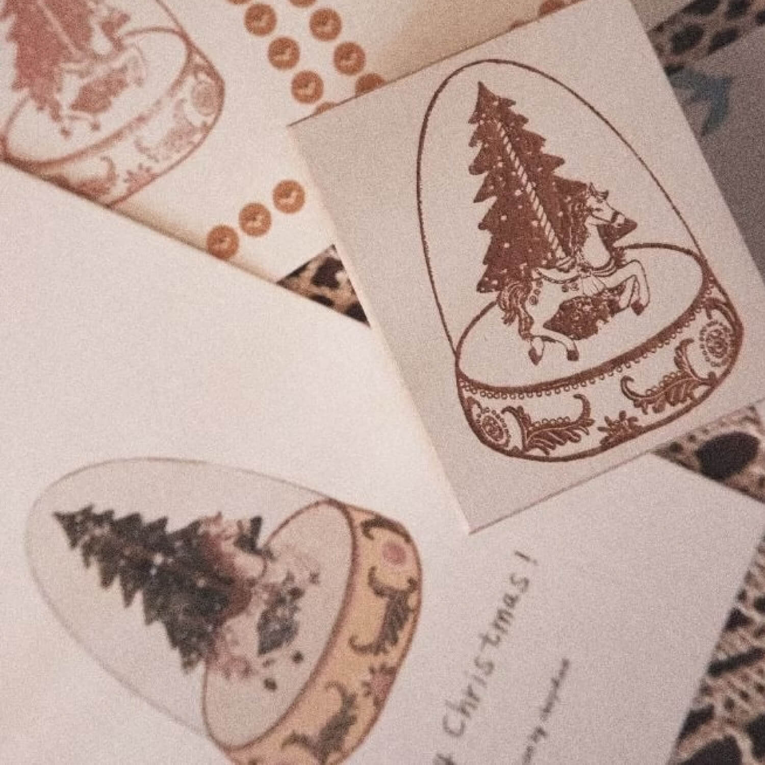 Chopdiam Stamp – Christmas Snow Globe