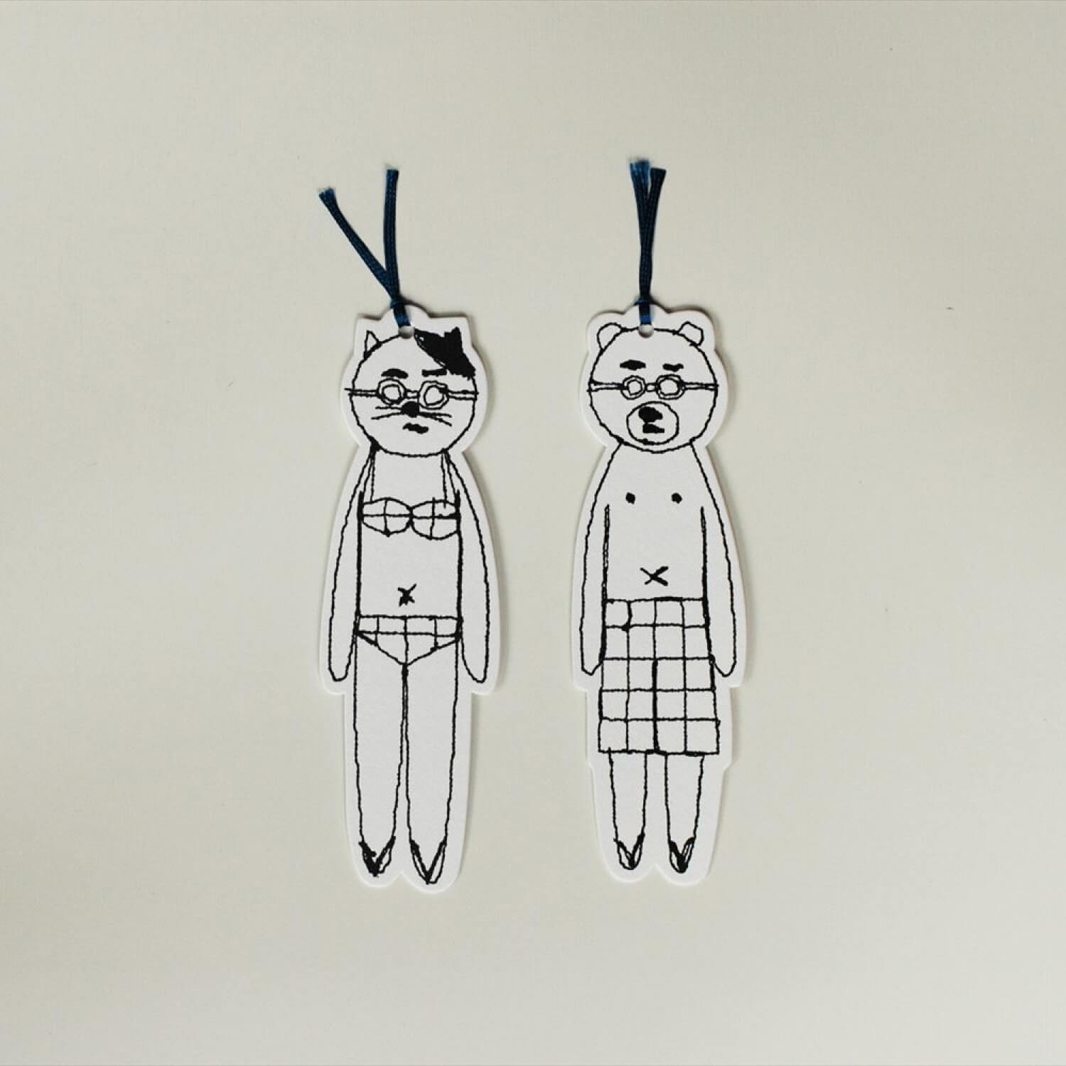 Classiky x sennokoto Letterpress Bookmark Set