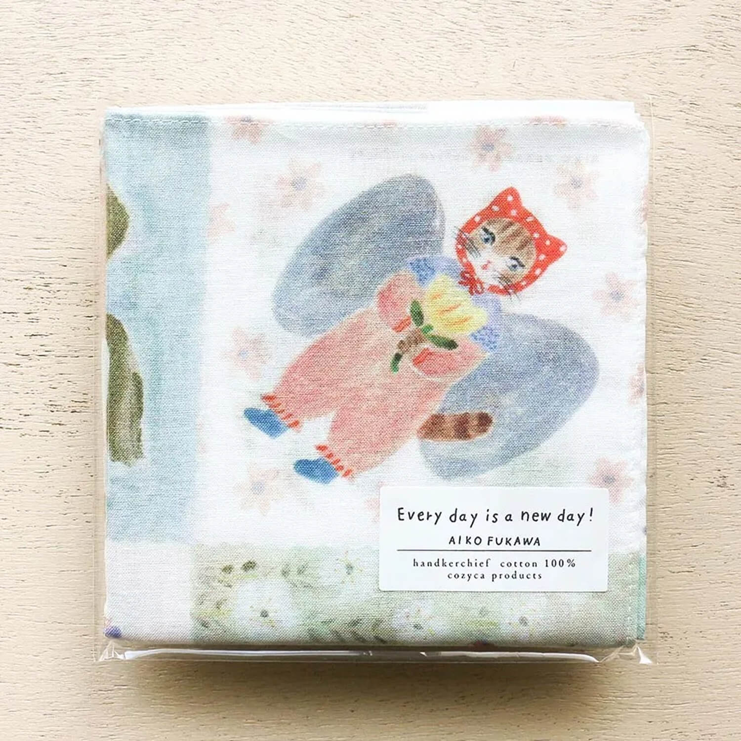 Cozyca Aiko Fukawa Handkerchief – Every Day Is a New Day!